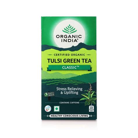 Organic India Tulsi Green Tea Classic - 25 Pcs