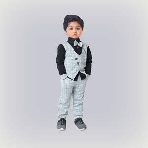 blitz vastra Baby Boys & Baby Girls Party(Festive) Jacket Pant Price in ...