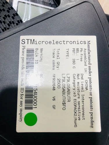 Voltage Regulators - L79L05ABUTR Linear Voltage Regulator IC Negative ...