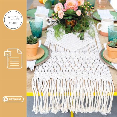 Image result for Macrame Table Patterns Free