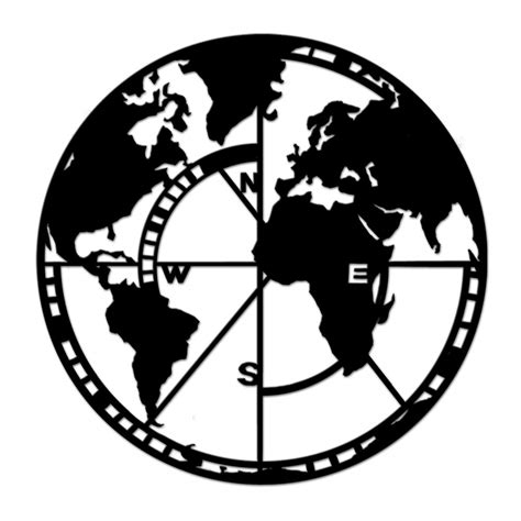 Nachic Wall Map Metal Wall Art 3d Metal World Map | Desertcart INDIA