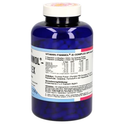 Vitamin PanMol®-B-Complex GPH Capsules [3253339]-Gall-Pharma GmbH ...