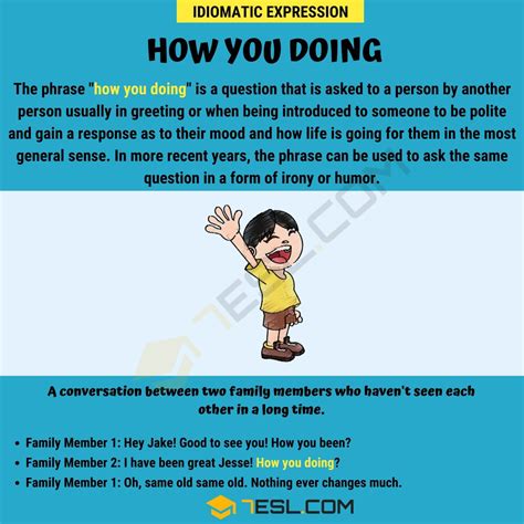 "How You Doing" Meaning, Origin and Examples • 7ESL