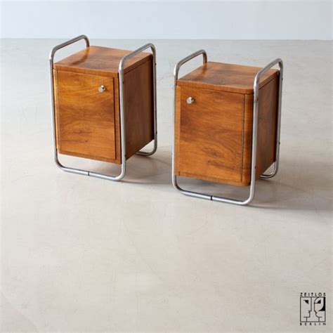 Bauhaus tubular steel bedside cabinets - ZEITLOS – BERLIN