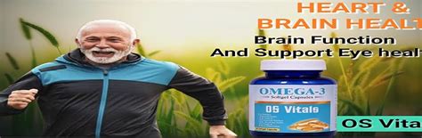 OS Vitals Omega-3 fatty acid fish oil Capsules for men and women ( 1000 ...