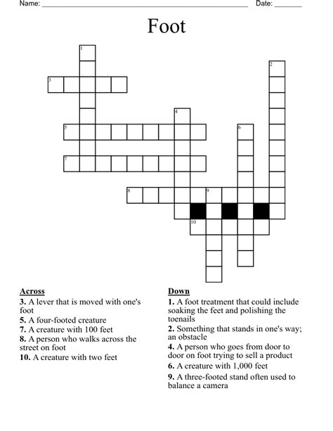 Quick On Ones Feet Crossword - prntbl.concejomunicipaldechinu.gov.co