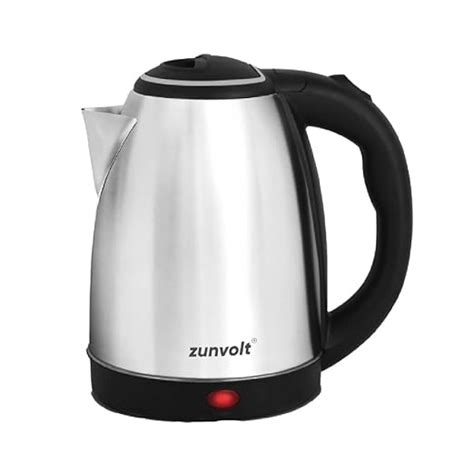ZunVolt Electric Kettle with Stainless Steel Body, 2 litres boiler for ...