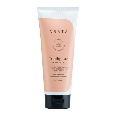 Arata Zero Chemicals Natural Fluoride/Sulphate and Paraben-Free ...