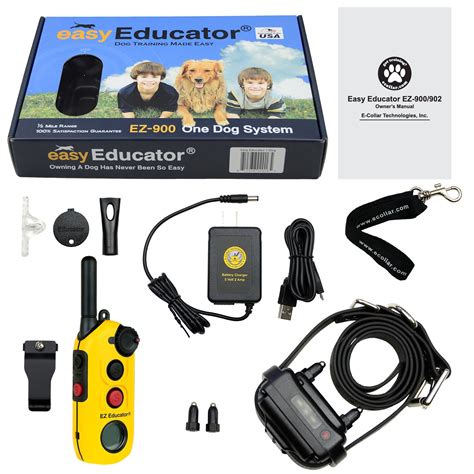 E-Collar Technologies EZ-900 Easy Educator 1/2 Mile Remote Trainer ...