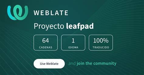 leafpad - Spanish @ Hosted Weblate