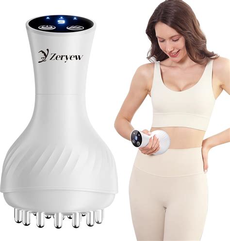 Amazon.com: ZY ZERYEW 3-in-1 Handheld Lymphatic Drainage Massager with Red Light, Heat ...