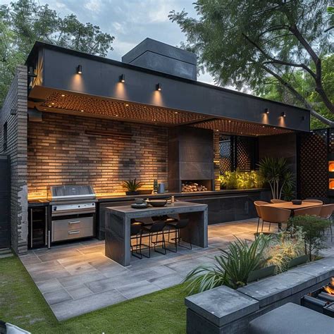 8+ Creative Brick BBQ Area Ideas for Timeless Outdoor Entertaining ...