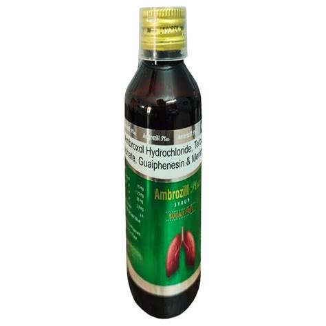 Ambrozill Plus Sugar Free Syrup 100 ml | Uses, Side Effects, Price ...