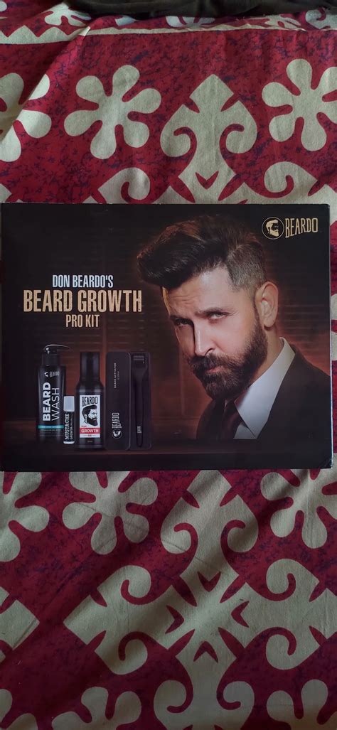 BEARDO Don's Beard Growth Pro Kit for Men| Complete Beard Growth ...