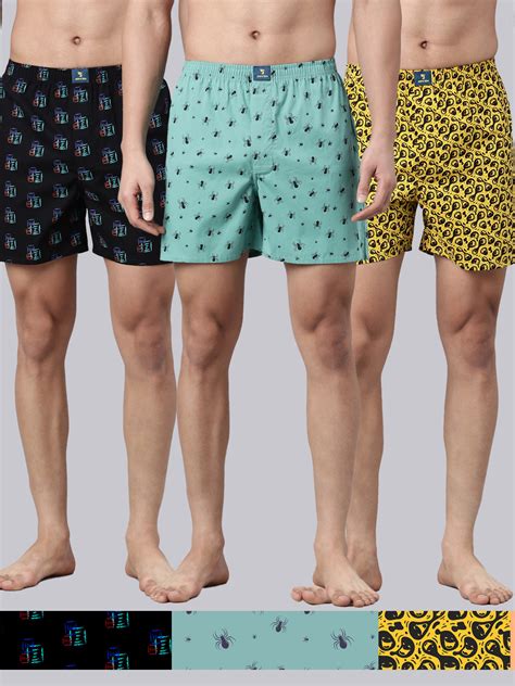 3 Pack Printed Cotton Boxers – House of Joven