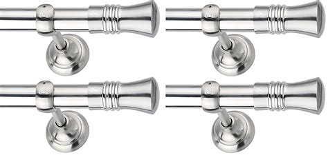 Buy Chitra Atrox Curtain Finial Curtain Brackets with Curtain Supports ...
