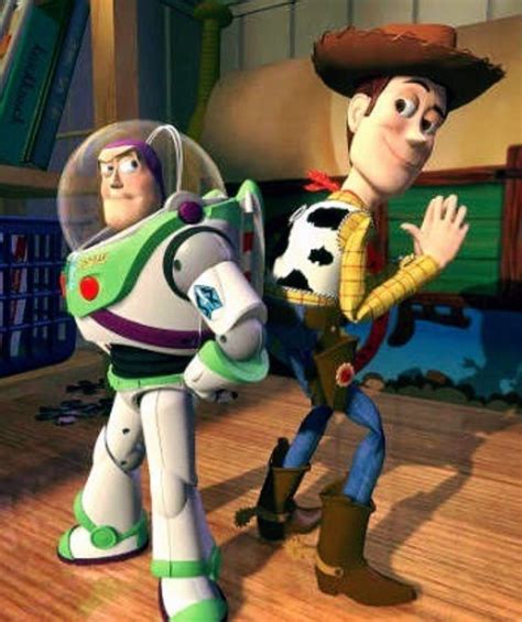 sheriff woody pride and buzz lightyear toy story 1995 poster | Toy ...