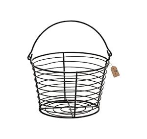 World Wide Decor Iron Shelf Basket | Round Contemporary Stylish Design ...
