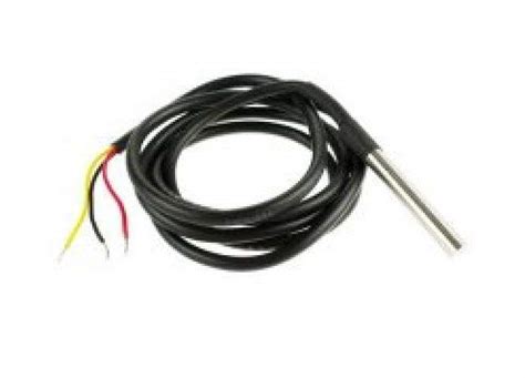 SDT Ds18b20 Temperature Sensor Probe Waterproof 1 Meter Length : Amazon ...