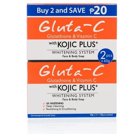 Gluta-C Glutathione & Vitamin C Kojic Plus Soap 60g | Buy Online ...
