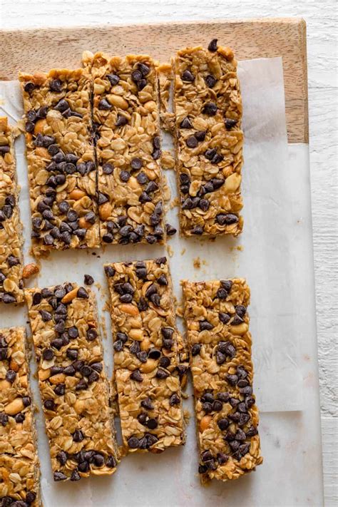 Homemade Chocolate Peanut Butter Granola Bar Recipe
