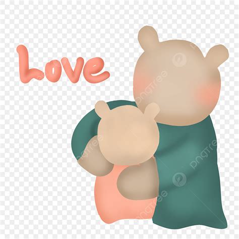Clipart Of Bears Hugging