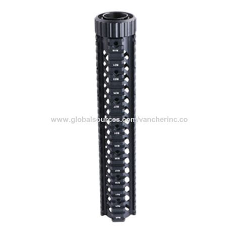 China 12 Inch Free Float Quad Rail Handguard with Steel Barrel Nut for ...