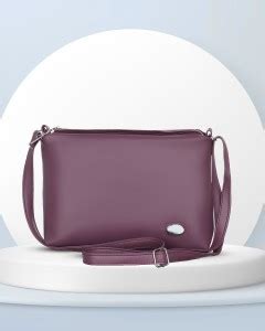 Leather Land Purple Sling Bag EGG SLING IN PURPLE PURPLE - Price in ...