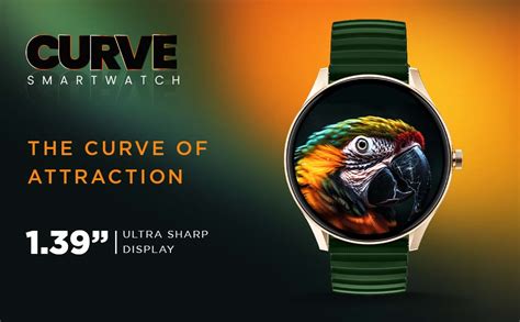 GIZMORE Gizfit Curve 4.69"|AOD 500 NITS|360x360 HD Display Bluetooth ...