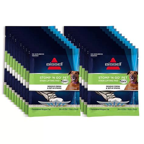 BISSELL Stomp 'N Go Pet Stain Lifting Pads + Oxy (20-Pack)