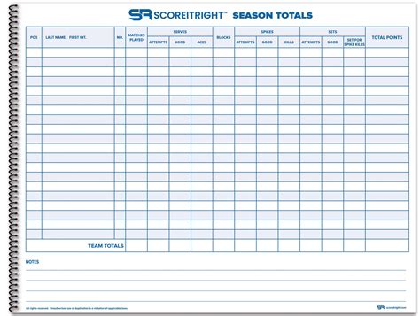 Image result for Volleyball ScoreBook