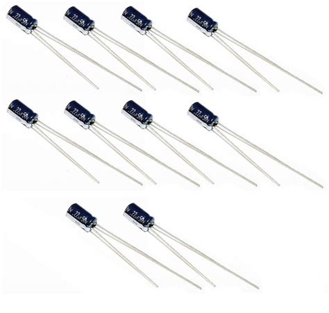 22uF/50V Electrolytic Capacitor - Pack Of 10 : Amazon.in: Industrial ...