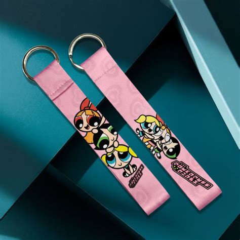 Powerpuff Girls Satin Keychain Strap – Pink (Trio) / Green (Buttercup ...