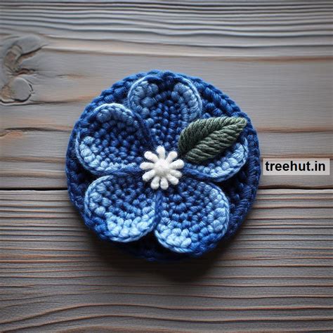 Pastel Pink and Blue Crochet Flower Ideas