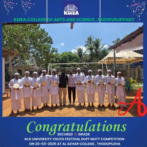 MG Kalolsavam. March 2025 - KMEA College of Arts and Science