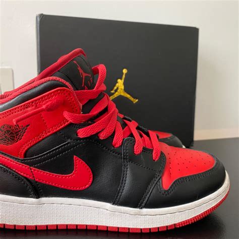 Air Jordan 1 mid size 4.5. - Depop