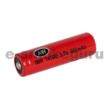 AW IMR 14500 600mAh eSmokeGuru