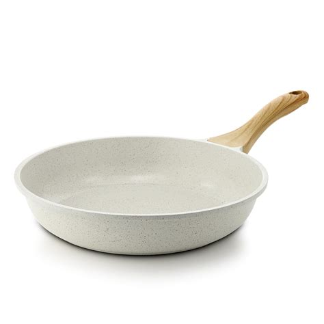 SENSARTE Nonstick Ceramic Frying Pan Skillet, 12.5 Inch Omelet Pan ...