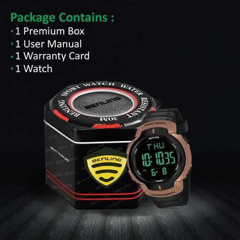 Multifunctional Digital Watches for Men | Waterproof | Calendar | Day ...