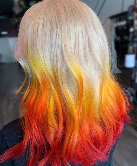 10 Ombre Fire Hairstyle Color Ideas | BeautyWayMag