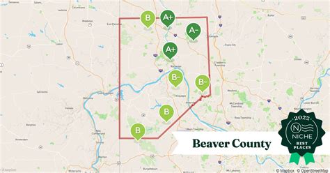 Beaver County Pa School District Map at Thomas Michie blog