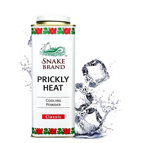 Snake Brand Prickly Heat Cooling Talcum Powder Original Classic | For ...