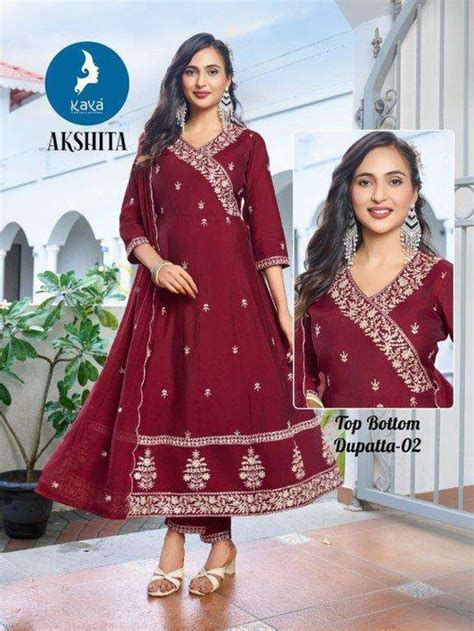 KAYA AKSHITA Pure Roman Dresses Wholesale | Amrah Wholesale