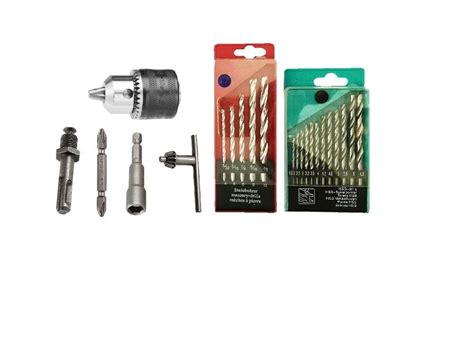 13MM Drill Chuck Key and Drill Bit Sets for Metal/Concrete/Wall/Steel ...