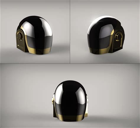 Daft Punk - Guy Manuel Helmet by LoveStruck2 on DeviantArt