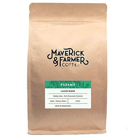Buy Maverick & Farmer Coffee Parama Luxury Blend Coffee Beans - Caramel ...