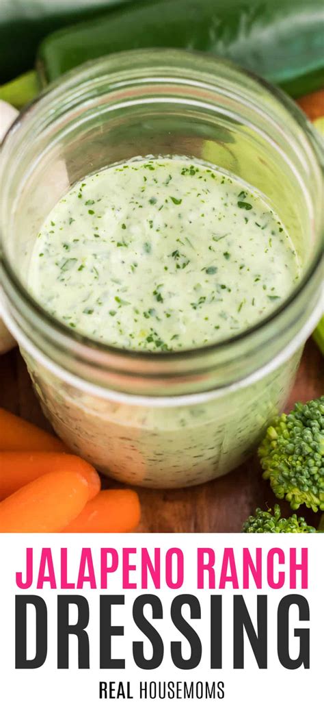 Jalapeno Ranch Dressing ⋆ Real Housemoms