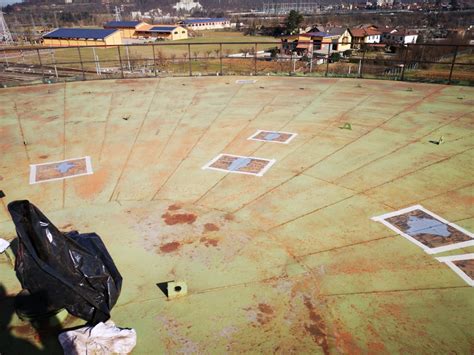 Belzona Repairs Leaking Tank Roof