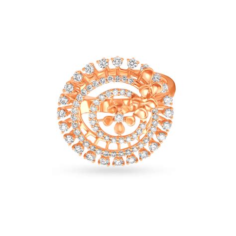 Graceful Circlet Rose Gold Finger Ring