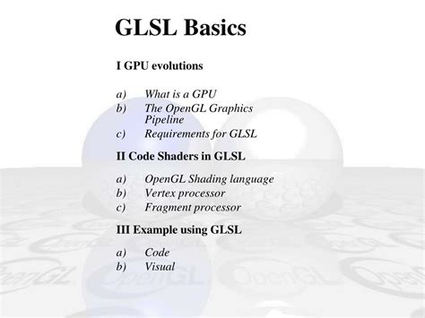 Image result for GLSL Tutorial